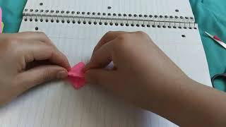 Como hacer mini barcos con papel de postit [upl. by Ggerk155]