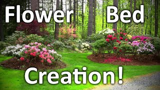 How to Create a Beautiful Landscape Bed  Flower Bed Ideas for Front Yard and Back yard [upl. by Aihsile]