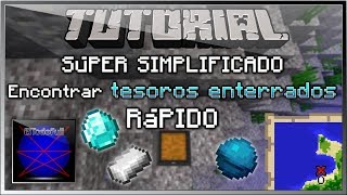 SÚPER SIMPLE Como encontrar tesoros  Tutorial Minecraft [upl. by Aicirtap]