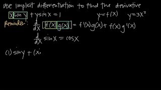 Implicit differentiation COMPLETELY EXPLAINED KristaKingMath [upl. by Enaz136]