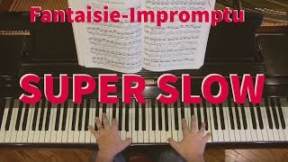 CHOPIN FantaisieImpromptu quotSUPER SLOWquot sample from quotThe WellRounded Pianistquot [upl. by Adlar982]