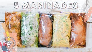 5 EASY DIY Chicken Marinades  3 Meal Ideas  HONEYSUCKLE [upl. by Kehr93]