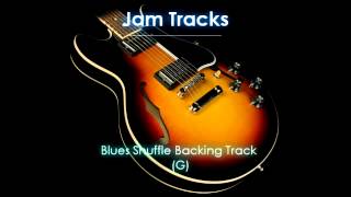 Blues Shuffle Guitar Backing Track G [upl. by Yelich]