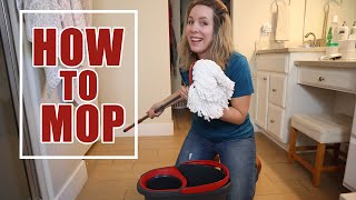 How to Mop Tips for Mopping the Floor [upl. by Yblek925]