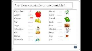 Countable and Uncountable Nouns [upl. by Mckee]