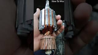 Armature Rewinding  AC Armature  How To Work [upl. by Etnelav]