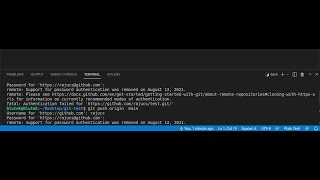 fatal Authentication failed  Git  VS Code [upl. by Thenna]