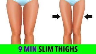 How To Get Slim Thighs in 9 Minutes [upl. by Anairol]