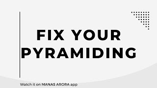 Fix your pyramiding [upl. by Shawn]