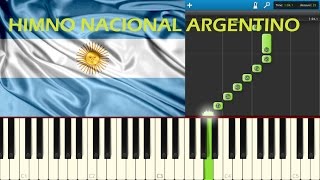 quotHIMNO NACIONAL ARGENTINOquot  🎹PIANO FACIL [upl. by Philoo]