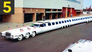 Top 5 Unbelievably LONG Limousines [upl. by Akimed]