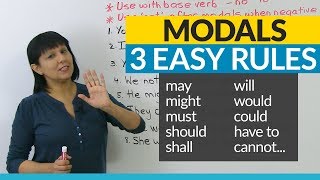 No more mistakes with MODALS 3 Easy Rules [upl. by Nbi462]