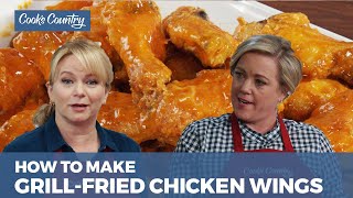 How to Make Crispy Grill Fried Chicken Wings [upl. by Catima]