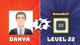 Daniel Danya Naroditsky V Level 22 Komodo [upl. by Hentrich]