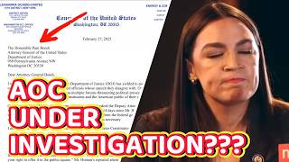 AOC TERRIFIED Begs DOJ to Reveal Investigation into Her Helping Migrants aoc newyork immigration [upl. by Lanoil]