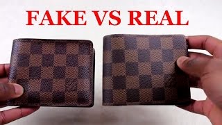 How To Spot a Replica Louis Vuitton Wallet  REAL VS FAKE Louis Vuitton Multiple Wallet [upl. by Adnuahsor386]