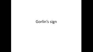 Gorlin sign [upl. by Anotyal387]