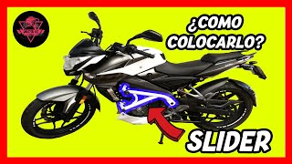 🔧COMO INSTALAR SLIDER BAJAJ NS 200 ⏩BIEN EXPLICADO🙄 [upl. by Elyac]