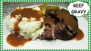 How To Make HOMEMADE BEEF GRAVY from Scratch Recipe  Tess Cooks4u [upl. by Hosea]