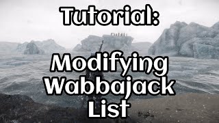 Tutorial Modifying Wabbajack List Skyrim SE [upl. by Annodahs]