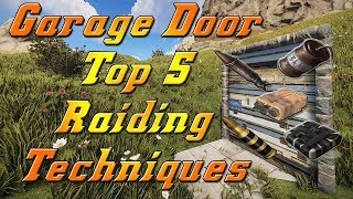 Rust Console How To Raid A Garage Door Explosive Ammo amp Satchel Charge Top 5 Raiding Techniques 2021 [upl. by Mellicent787]