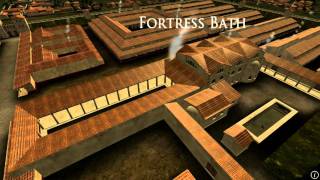 Animation of ancient Roman Fort in Caerleon Wales [upl. by Rossie]