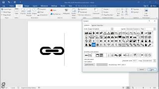 How to insert Link symbol in Word [upl. by Feingold]