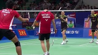 TAhmadLNatsir v Zhang NZhao YLXDSF Wang Lao Ji BWF World Champ2013 [upl. by Naugan692]