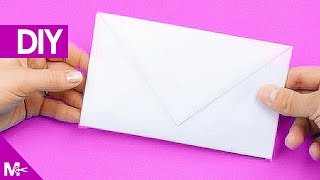 ► Como hacer un SOBRE CARTA de Papel en 5 MINUTOS 💌 [upl. by Tarah489]