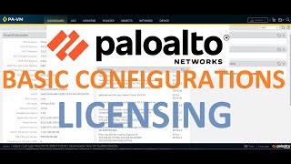 Palo Alto Basic Configuration  Initial Setup amp Licensing [upl. by Drolet110]