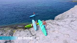 AQUATONE 2020 Inflatable SUP boards Wave 100 106 and Wave Plus 110 120  all round boards [upl. by Hamlet521]