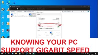 knowing PC Ethernet or LAPTOP WiFi support Gigabit speed 1000 Mbps [upl. by Olly325]