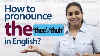 How to Pronounce quotthequot in English  English Pronunciation amp Grammar lesson [upl. by Nilla435]