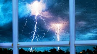 STORMY NIGHT  Rain amp Thunder  Peaceful Nature Sounds For Studying or Sleep  White Noise 10 Hours [upl. by Azal927]