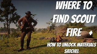 RDR 2  SCOUT FIRE  MATERIALS SATCHEL How to find [upl. by Picker]