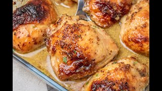 Honey Mustard Chicken Thighs [upl. by Vladi213]