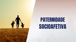 Paternidade socioafetiva [upl. by Tierza381]