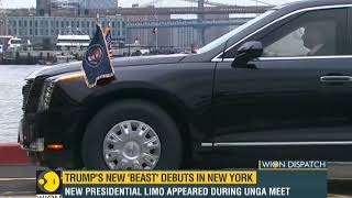 Donald Trumps new Presidential Cadillac Limo makes debut [upl. by Baptiste]