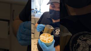 4 September 2024 seahorse latte art barista skills [upl. by Gunner405]