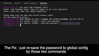 fix github error  username or email or password is invalid  incorrect [upl. by Albert]