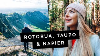 Epic NZ Road Trip 🇳🇿 Rotorua Taupō and Napier [upl. by Ahsekel]