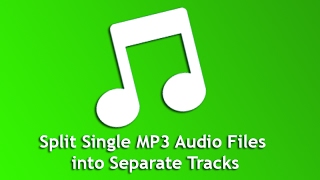 Split Single MP3 Audio Files into Separate Tracks [upl. by Jael798]