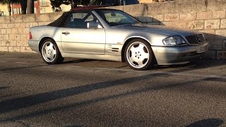 Mercedes Benz SL600 V12 drive and review R129 [upl. by Clementas]