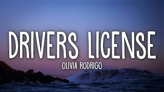 Olivia Rodrigo  drivers license Lyrics [upl. by Kynthia]