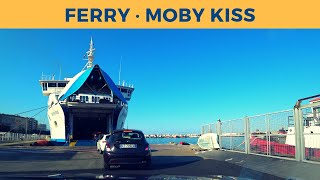 Passage on ferry MOBY KISS Bastia  Piombino Moby Lines [upl. by Cosma]