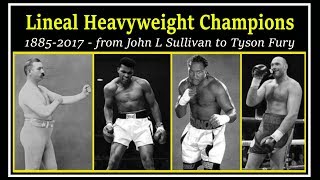 A brief chronology of lineal heavyweight champions [upl. by Karney526]