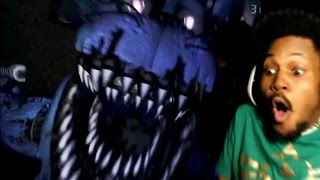 FIVE NIGHTS AT FREDDYS 4 TRAILER REACTION ImDead [upl. by Epilef]