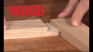 How To Make A HalfLap Joint  WOOD magazine [upl. by Aralomo]