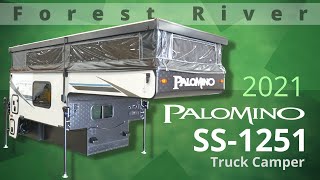 Palomino SS1251 Truck Camper by Forest River  2021 model [upl. by Strong]