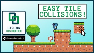 GameMaker Studio 2  Super Simple Tile Collisions [upl. by Dikmen]